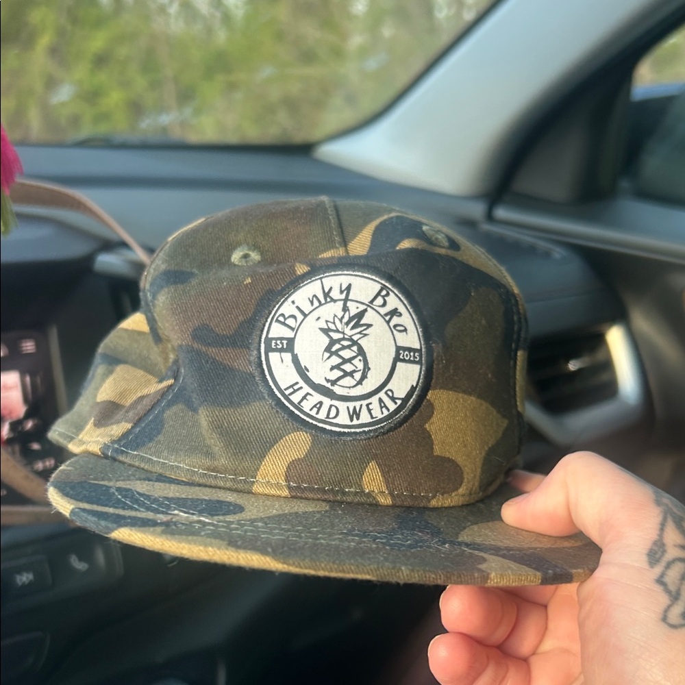 Binky Bro Kids Camo Cap - Green Camouflage